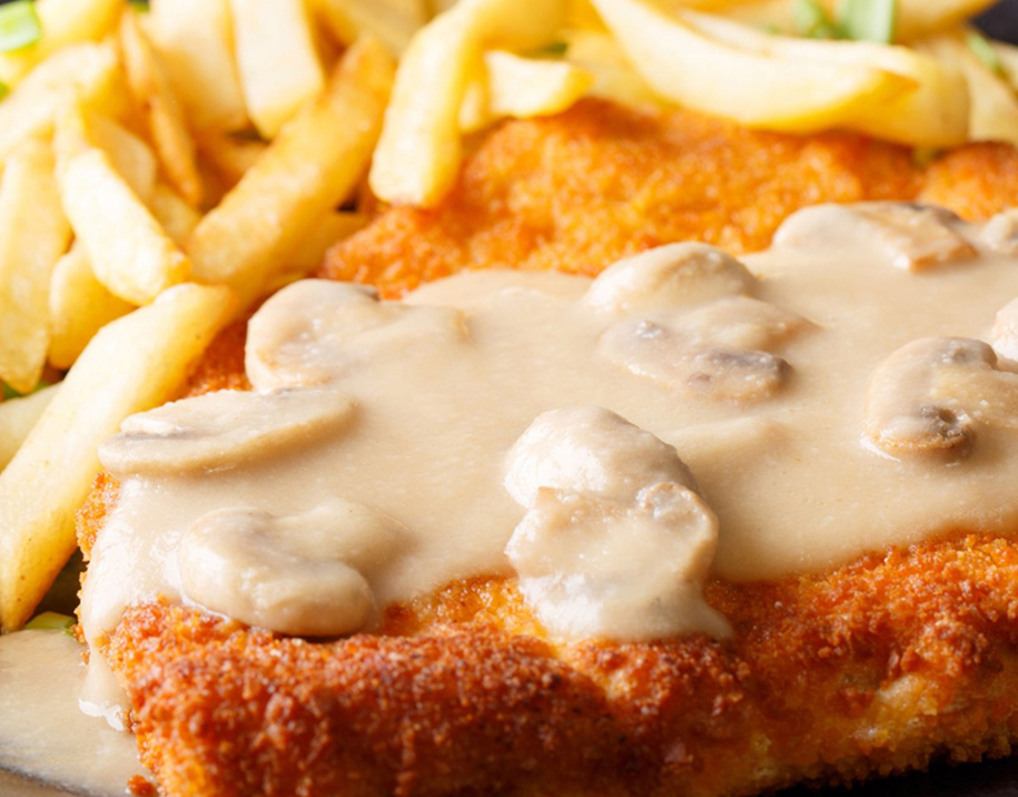 SOSLU TAVUK SCHNITZEL